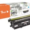 Peach H650AC Tonermodul cy ersetzt HP No. 650A C