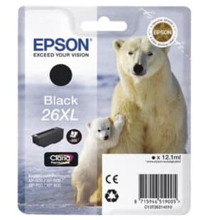 Epson E26XLbk XL bk - Epson No. 26XL bk