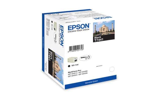 Epson E743/744 bk - Epson T7441 für z.B. Epson WorkForce Pro WPM 4595 DNF