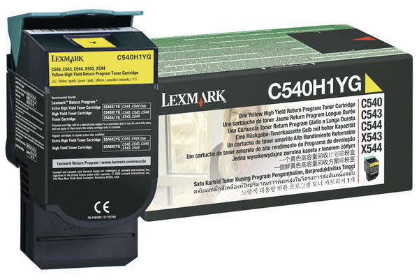 Lexmark L54 XL ye - Lexmark C540H1YG für z.B. Lexmark C 540 N