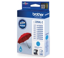 Brother B225XLC XL cy - Brother LC-225XLC für z.B. Brother MFCJ 5320 DW