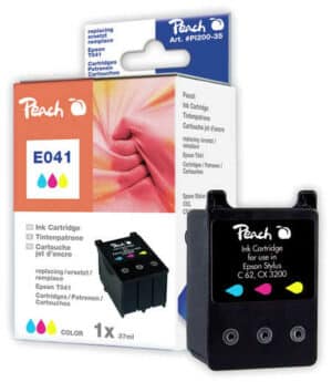 Peach E41C Druckerpatrone col ersetzt Epson T041C