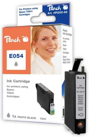 Peach E541PHBK Druckerpatrone bkph ersetzt Epson T0541PHBK