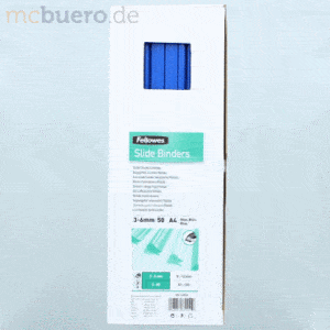 Fellowes Klemmschiene Relido 3-6mm blau VE=50 Stück