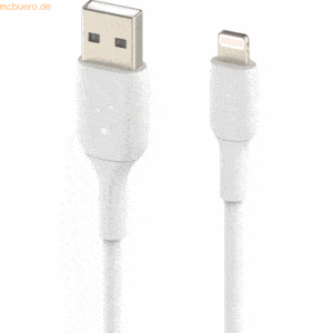 Belkin Belkin Lightning Lade/Sync Kabel PVC mfi zertifiziert 2m weiß