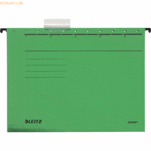 Leitz Hängemappe Alpha 250g/qm Karton grün VE=5 Stück