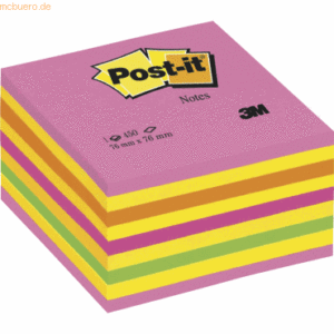 Post-it Notes Haftnotizwürfel 76x76mm neonpink