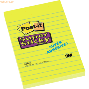 Post-it Notes Haftnotizen Super Sticky 102x152mm