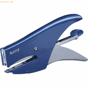 Leitz Heftzange Water bis 15 Blatt Nr. 8 metallic blau