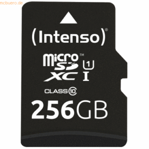 Intenso International Intenso 256GB mircoSDXC Class10 UHS-I Premium +