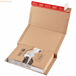 ColomPac Versandverpackung 380x290x -80mm braun