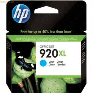 HP Tintenpatrone HP CD972AE 920XL cyan