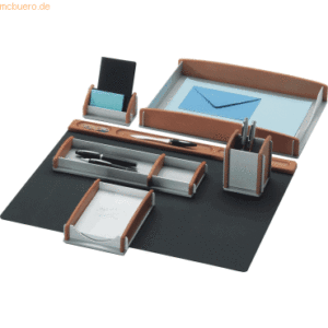 Rumold Schreibtisch-Set Buche/Aluminium VE=6 Stück