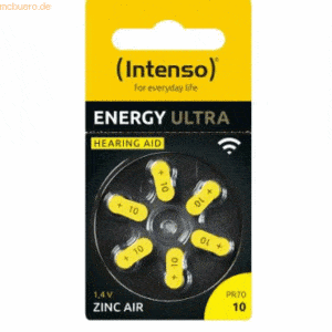 Intenso International Intenso Hörgeräte Batterien | Zink-Luft A10 6er