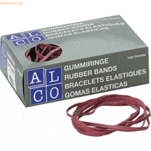 Alco Gummibänder 150x4mm 1000g rot