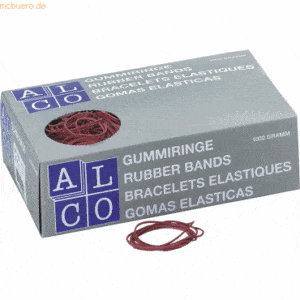 Alco Gummiringe 50mm 1000g rot