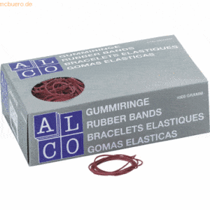 Alco Gummiringe 65mm 1000g rot