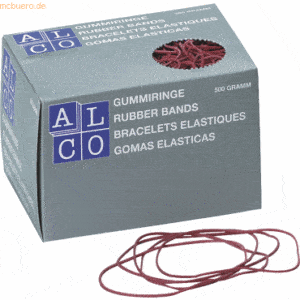 Alco Gummiringe 65mm 500g rot