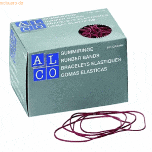 Alco Gummiringe 85mm 500g rot