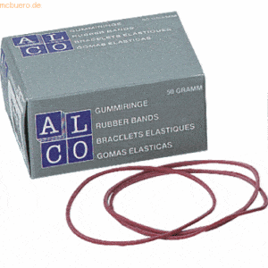 Alco Gummiringe 50mm 50g rot