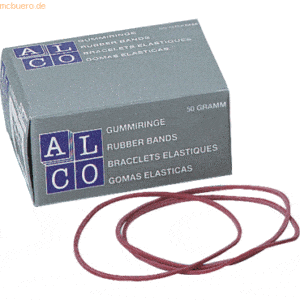 Alco Gummiringe 65mm 50g rot