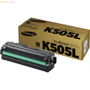 Hewlett Packard HP Samsung Toner CLT-K505L schwarz (ca. 6.000 Seiten)