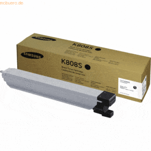 Hewlett Packard HP Samsung Toner CLT-K808S schwarz (ca. 23.000 Seiten)