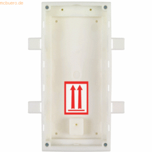 2N Telecommunications Unterputzkasten für 2 Module (Verso)