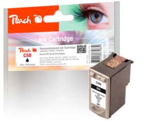 Peach C50BK Druckkopf XL bk ersetzt Canon PG-50BK