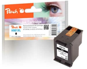 Peach H901XLBK Druckkopf XL bk ersetzt HP No. 901XL BK