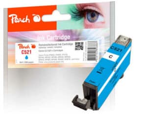 Peach C521C Druckerpatrone XL cy ersetzt Canon CLI-521C