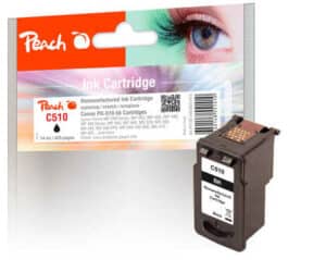 Peach C510BK Druckkopf bk ersetzt Canon PG-510BK