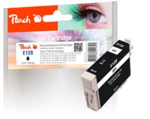 Peach E128 Druckerpatrone bk ersetzt Epson T1281 bk