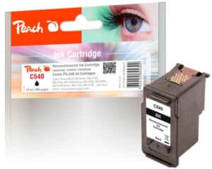 Peach C540BK Druckkopf bk ersetzt Canon PG-540BK