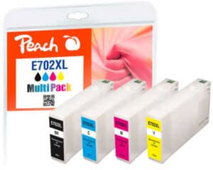 Peach E70 4 Druckerpatronen XL (bk