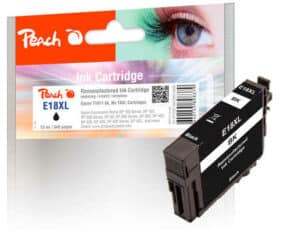 Peach E18XLbk Druckerpatrone XL bk ersetzt Epson No. 18XL bk