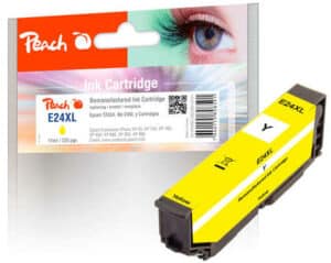 Peach E24XLy Druckerpatrone XL ye ersetzt Epson No. 24XL y