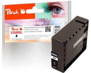 Peach C2500XLBK Druckerpatrone XL bk ersetzt Canon PGI-2500XLBK