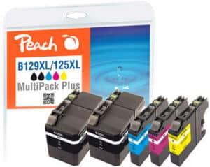 Peach B129VALBP 5 Druckerpatronen XL (2*bk