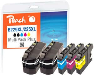 Peach B229XLVALBP 5 Druckerpatronen XL (2*bk