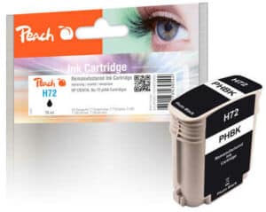 Peach H72PBK Druckerpatrone bkph ersetzt HP No. 72 PBK