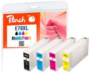 Peach E79XL 4 Druckerpatronen XL (bk