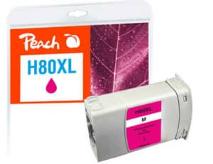 Peach H80 Druckerpatrone XL ma ersetzt HP 80XL M