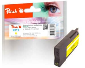 Peach H711Y Druckerpatrone ye ersetzt HP No. 711 Y