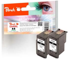 Peach C545XL 2 Druckköpfe XL 2*bk ersetzt Canon PG-545XL*2