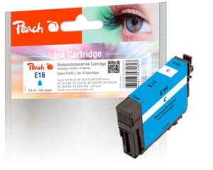 Peach E16c Druckerpatrone cy ersetzt Epson No. 16 c