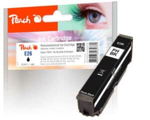 Peach E26phbk Druckerpatrone bkph ersetzt Epson No. 26 phbk