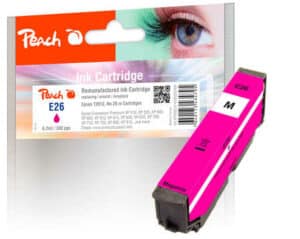 Peach E26m Druckerpatrone ma ersetzt Epson No. 26 m