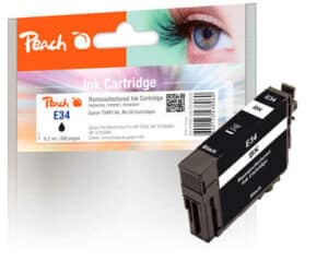 Peach E34 Druckerpatrone bk ersetzt Epson T3461