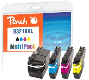 Peach B3219XLVALDR 4 Druckerpatronen XL (bk